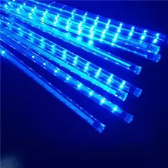 LED Meteor Shower Rain Lights Fairy String Light Impermeável, Falling Raindrop, Decoração de Natal Decoração de feriado Decoração de pátio na internet