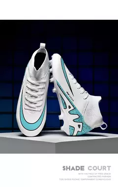 Botas de campo de futebol profissional para homens, grampos antiderrapantes, sapatos de treinamento de grama interna para crianças, sociedade original - comprar online