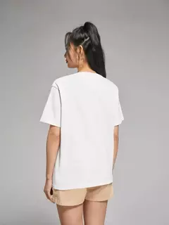 Camiseta de gola redonda de manga curta feminina, camisa de algodão respirável, camisa esportiva casual estampada, plus size, moda verão - comprar online
