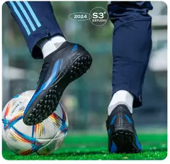 Imagem do Tênis de treinamento interno profissional para homens, sapatos de futebol originais, botas de campo, ao ar livre, grampos sociais, rápidos