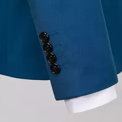 Imagem do (Jaqueta + Calças) Últimas Homens Terno Set Blazers Formais Slim Fit Negócios Smoking 2 Pcs Terno Do Noivo Vestido de Noiva Homem Terno S-6XL