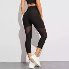 Imagem do Leggings de fitness com malha gótica feminina, calças pretas, roupas esportivas, tamanho grande, inserção, novo, 2022