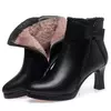 Botas de salto agulha de veludo feminino, sapatos de plataforma, botas curtas qu