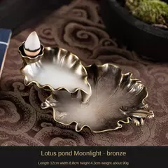 Titular De Fragrância De Queimador De Incenso De Cerâmica, Torre De Folha, Incensário De Refluxo, Aromaterapia Criativa, Vara De Refluxo De Fumaça - Wolf Magazine