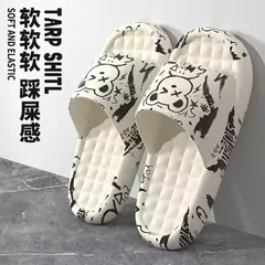 Casual antiderrapante aberto Toe chinelos masculinos, Sólidos Home Slides, Moda Padrão de Impressão, Interior, Caminhada, Banheiro, Sapatos de Banho, Verão, Novo na internet