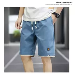 2023 verão calções masculinos esportes de cinco pontos calças soltas casual praia calças cor sólida tendência exterior wear tamanho grande shorts 8xl - Wolf Magazine