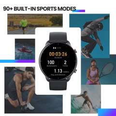 Imagem do Amazfit-Smartwatch GTR 2 com autonomia de bateria ultra longa incorporada, telefone Android e iOS, Alexa, nova versão