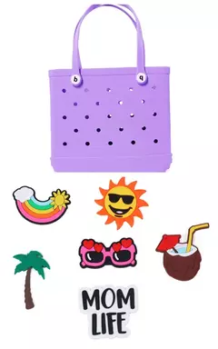 EVA sacola de praia impermeável para mulheres, bolsa de grande capacidade, bolsa de ombro grande, moda feminina - loja online
