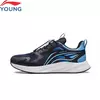 Li-ning-tênis com almofada para crianças, tênis confortáveis com suporte estável, para meninos e meninas, ykft076