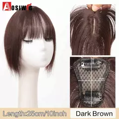 Peruca sintética longa e reta, clipe em extensões de cabelo, cabeça fofa natural, peça de cabelo falso com clipe de estrondo, preto, marrom fo - Wolf Magazine