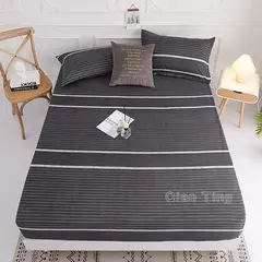 Folha impressa 100% poliéster, capa de colchão, quatro cantos, com elástico, sem fronhas, novo produto, 1pcs na internet