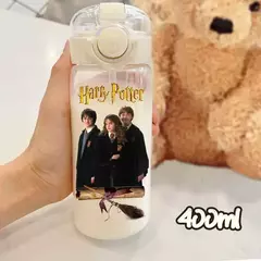 Harry potter palha copo de água 600/400ml crianças beber portátil plástico transparente grande capacidade esporte garrafa de água presentes - comprar online