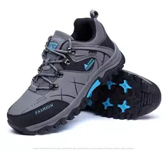 Ténis de couro respirável masculino, sapatos casuais, sapatos de caminhada confortáveis, antiderrapantes, exterior, caminhada, moda, novo na internet