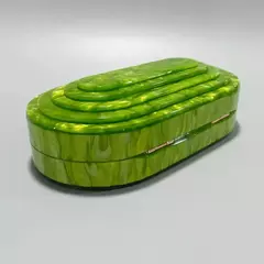 Bolsa de noite em caixa acrílica para mulheres, verde limão, embreagem de luxo, bolsas e bolsas para senhoras, bolsas de ombro para festa - Wolf Magazine