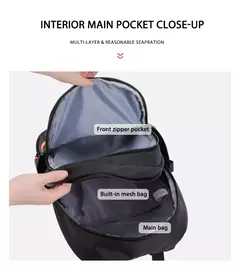 TINYAT-Mochila impermeável para homens e mulheres, bolsa de volta à escola com armazenamento de sapatos, dobrável, resistente a manchas, estudante - comprar online