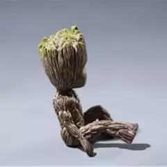 6cm groot guardiões da galáxia homem árvore hetero anime mini decorar brinquedos figura de ação sentado groot crianças modelo brinquedos presentes - Wolf Magazine