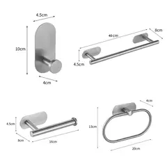 Barra De Toalha De Banho 304 Toalheiros De Aço Inoxidável Toalha Anel Toalha Suporte Do Papel Higiênico Escovado Ouro Banheiro Hardware Acessórios Set