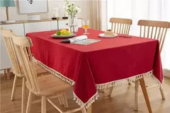 Toalha De Mesa De Mesa De Café De Algodão Retangular, Cobertura De Mesa Branca, Sala De Estar, Decoração De Casa, Pano, Casamento, Decoração De Natal - Wolf Magazine