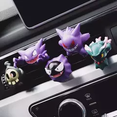 Pokémon anime figura de ação gengar gastly misdreavus haunter duskull fantasma interior do carro saída ar decoração kawai ornamento do carro