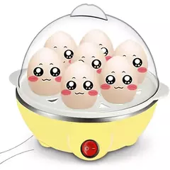 Fogão De Ovos Elétrico Rápido Multifuncional, Caldeira De 7 Ovos, Vapor, Auto-Off, Omelete Genérica, Utensílio De Cozinha, Ferramentas De Café Da Manhã