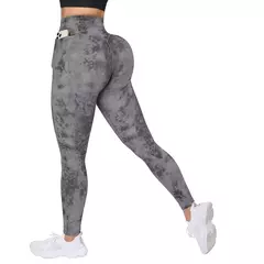 Leggings de ioga de cintura alta com bolsos para mulheres, roupas corrida, calças justas de ginástica, esportes, fitness, 2021 - comprar online