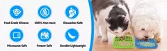 Suprimentos para animais de estimação silicone lambendo esteira gato alimentador lento com ventosa almofada de alimentação lenta cão lambendo almofada utensílios de alívio de ansiedade na internet
