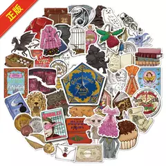 Harries potter brinquedos clássicos luna ron adesivo hermione malfoy snape adesivos à prova dwaterproof água para telefone portátil scrapbook scooter brinquedo - comprar online