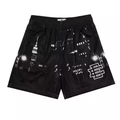 Edalson-shorts estampados florais clássicos para homens, shorts básicos de malha para academia, basquete, praia, novo design de verão - Wolf Magazine