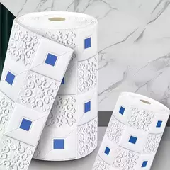 Auto-adesivo Antique Foam Brick Wallpaper, 3D Wall Sticker, impermeável, Sala, - Wolf Magazine