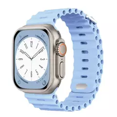 Ocean Strap para Apple Watch Ultra, Original 1:1 Bracelete, 49mm Band, 44mm, 45mm, 40mm, 41mm, 42mm, iWatch Series 8, 7, 6, 5, 4, 3, SE