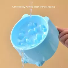 Tigela de comida lenta para gatos, tigela anti-asfixia para gatos e cães pequenos, design de proteção para pescoço, dispositivo de alimentação para cães e gatos, suprimentos para animais de estimação