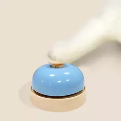 Brinquedos para animais de estimação sino para cães gato treinamento brinquedo interativo metal treinamento do cão chamado jantar sino para brinquedos para animais de estimação