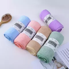 Imagem do Toalha de rosto absorvente de microfibra, Macio, Absorvente, Coral Fleece, Rapidamente seco, Rapidamente seco, Absorvente, Hook Up, Superfino