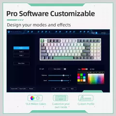 Machenike-K500 Teclado mecânico para jogos, Teclado com fio, Hot Swappable, 94 teclas, RGB Light, Mac, Windows na internet