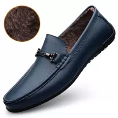 Sapatos de couro genuíno para homens, mocassins de negócios casuais, apartamentos artesanais para dirigir, moda que combina com tudo, nova chegada - comprar online