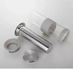 Jarra de café gelado hermética para fermentação fria de vidro 800ml, adequada para café gelado, limonada, chá e bebidas na internet