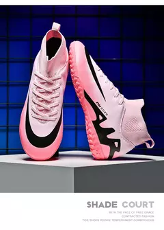 Botas de campo de futebol profissional para homens, grampos antiderrapantes, sapatos de treinamento de grama interna para crianças, sociedade original
