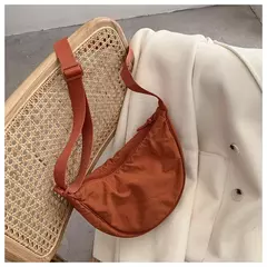 Bolsa Crossbody de Nylon Hobos para Mulheres, Bolsas de Ombro Casual Designer, Bolsa de Grande Capacidade Lady Travel Shopper, Bolsas Femininas, 2024 na internet