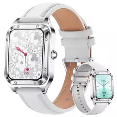LIGE-AI Controle de Voz Relógio Inteligente para Mulheres, Esporte Fitness Smartwatch, Pulseira Full Touch, Chamada Bluetooth, À Prova D 'Água, Moda Feminina na internet