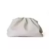 Saco de Nuvem de Couro Genuíno para Mulheres, Couro Macio, Ombro Crossbody Bags, Alta Qualidade, Embreagens Femininas Noite, Senhoras, 2023