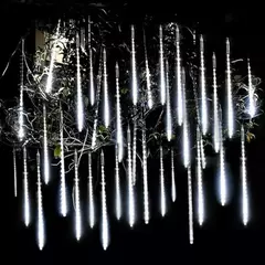 Impermeável LED Meteor Shower Rain Lights, Falling Raindrop, Fairy String Light para o Natal, Holiday Party, Patio Decor, 30 cm, 50cm na internet