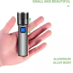 Imagem do Usb recarregável 365nm lanterna uv de alumínio portátil luz ultravioleta tocha luz preta detector de urina para animais de estimação lanternas pretas