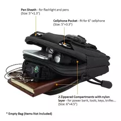 Outdoor Multi-Funcional Gaiter Bag, Motocicleta Fanny Bag, Pacote de cintura esportiva - loja online