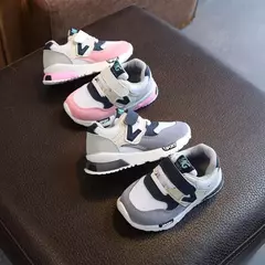 Sapatos de esportes respiráveis para crianças, Sapatos de corrida antiderrapantes, Baby Boots, Solado Macio, Meninos, Meninas, Crianças, Caminhando, Primavera, Outono - comprar online