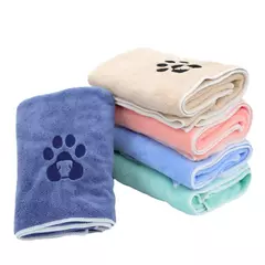 Toalhas de secagem rápida para cães e gatos, absorvente de água, pano de limpeza para animais de estimação, loja de animais de estimação, suprimentos de toalha de banho para animais de estimação - comprar online