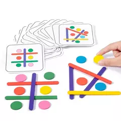 Brinquedos Montessori para Crianças, Rainbow Stick, Puzzle, Sensorial, Pensamento Lógico, Desafio, Jogos de Mesa, Brinquedos Educativos Precoce