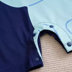 Macacão de manga curta de elefante 3D recém-nascido, confortável e macio, roupas de bebê, meninos e meninas, desenhos animados bonitos, 0-18, verão na internet