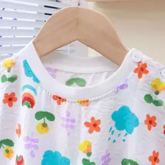 Conjunto de pijama infantil de cor sólida, roupa confortável para crianças, meninas e meninos, roupas de verão, novo - Wolf Magazine