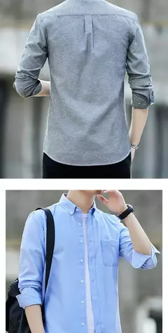 Imagem do Camisa masculina de trabalho resistente ao desgaste, blusa manga comprida, jaqueta fina, soldagem elétrica, outono, 2021