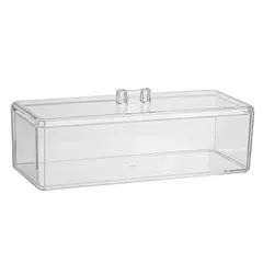 Transparente Acrílico Tea Bag Organizador, Caixa de armazenamento, classificar e organizar, Sala Prateleiras, 22*8.5*5.5 cm - comprar online